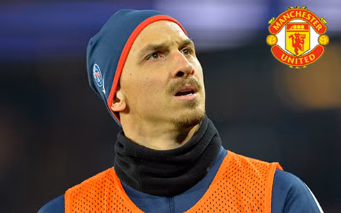 Ibrahimovic được MU chèo kéo bằng lương khủng (Ảnh: Getty).