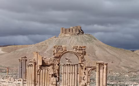 Thành cổ Palmyra của Syria. Ảnh Sputnik
