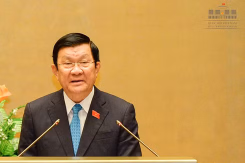 Chủ tịch nước Trương Tấn Sang.