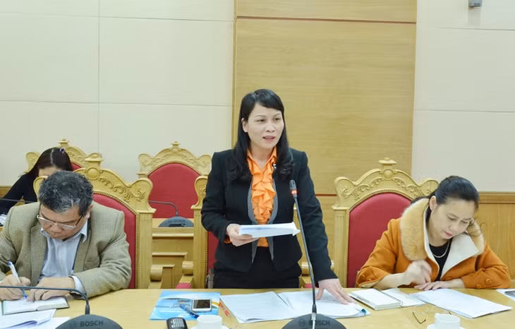 Lãnh đạo Hội LHPN tỉnh báo cáo về 