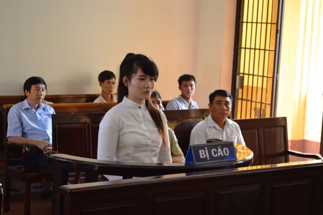 Bị cáo tại toà.