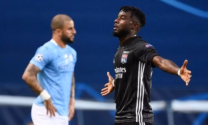 Lyon gây thêm bất ngờ ở Champions League 2019-2020. Ảnh: Reuters.