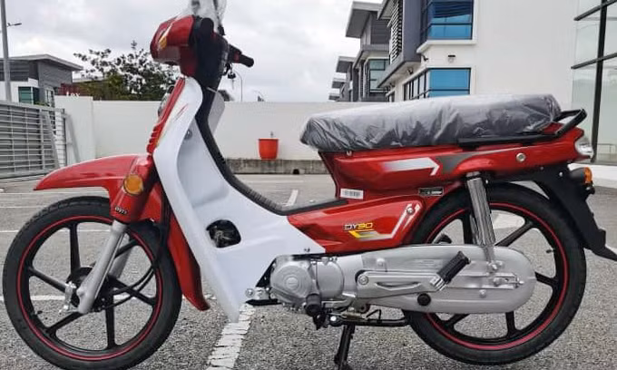 Aveta DY90 với ngoại hình hao hao Honda EX5 Dream. Ảnh: Paultan