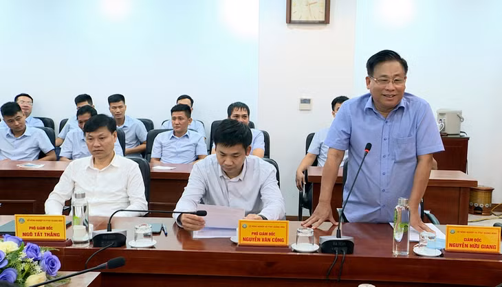 Đại diện Sở KH&ĐT báo cáo Dự thảo Kế hoạch