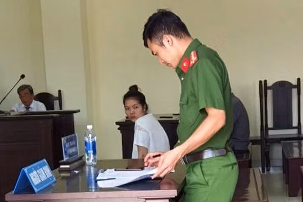  Bị cáo Hà tại phiên tòa