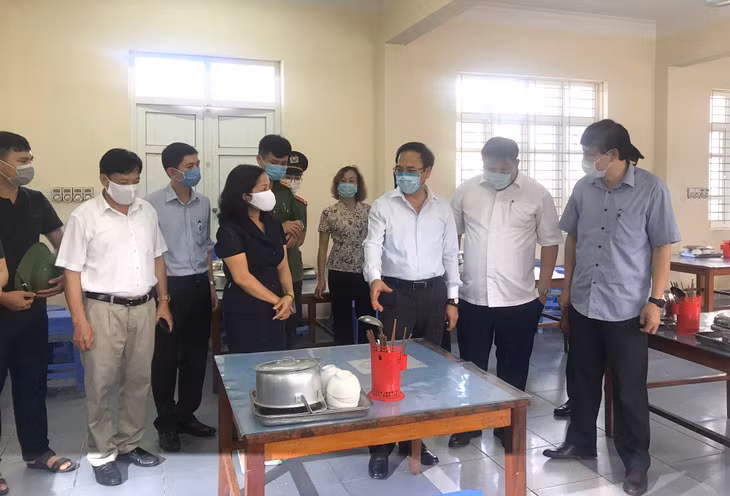 Cơ sở vật chất tại trường Phổ thông Dân tộc nội trú Ba Chẽ đảm bảo, sẵn sàng để phục vụ thí sinh ăn uống, nghỉ ngơi. 