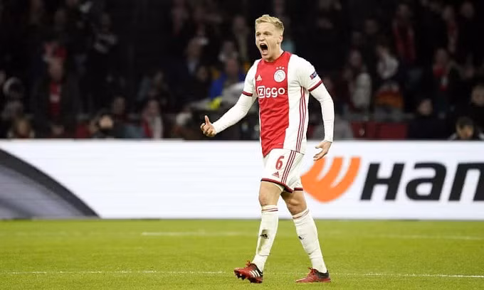 Van de Beek là tân binh đầu tiên của Man Utd hè 2020. Ảnh: Reuters