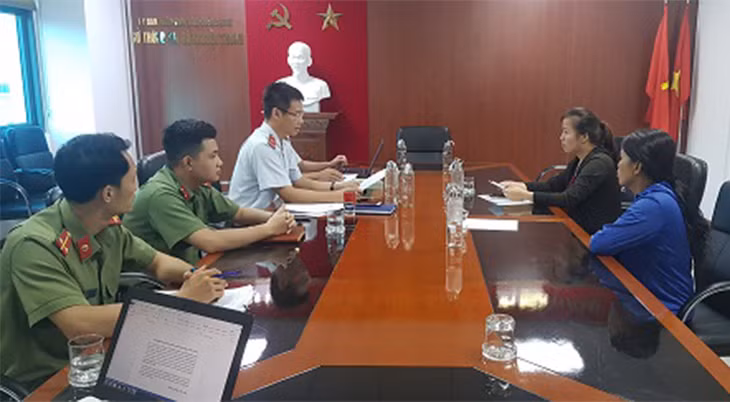 Các cơ quan chức năng của tỉnh làm việc với chủ tài khoản Mốt Ngọc Sen