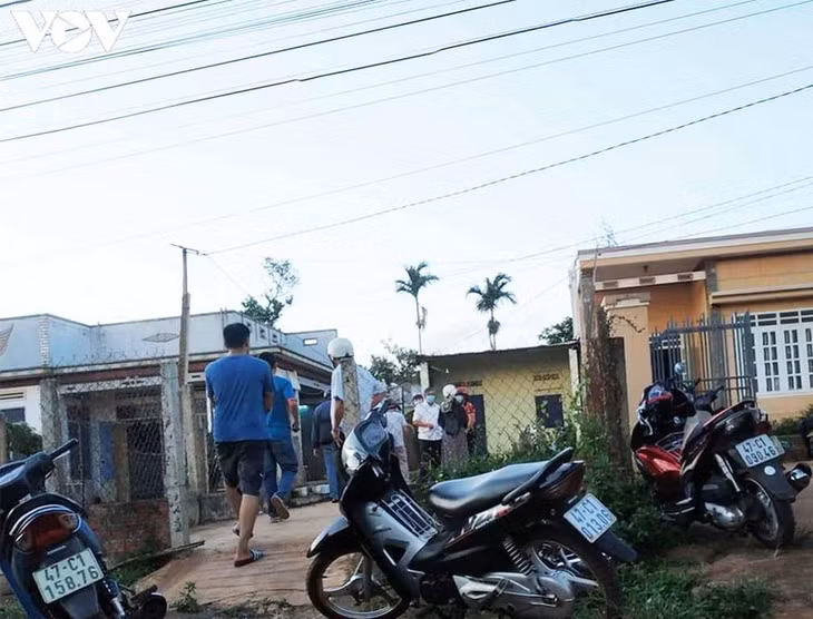  Hiện trường phát hiện ông S. tử vong.