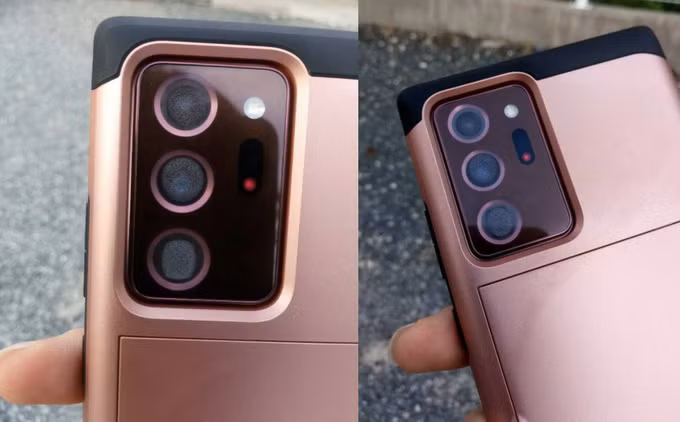 Camera của Galaxy Note20 gặp tình trạng đọng sương. Ảnh: Stinger1.