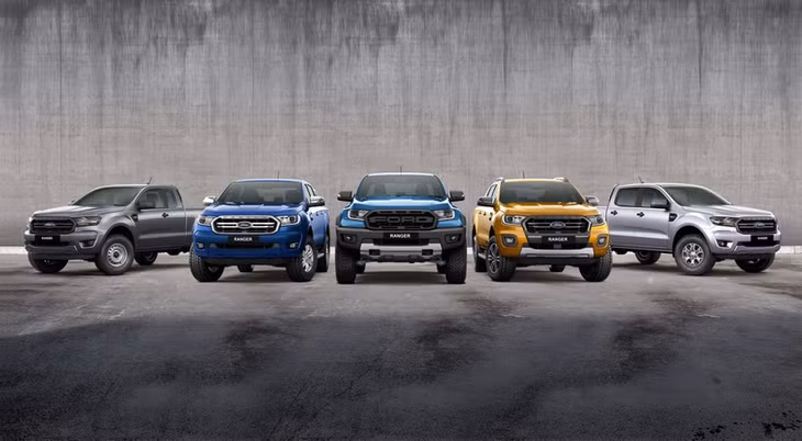 Các biến thể của Ford Ranger.