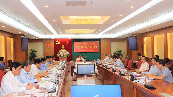 Kỳ họp 47 Ủy ban Kiểm tra Trung ương.