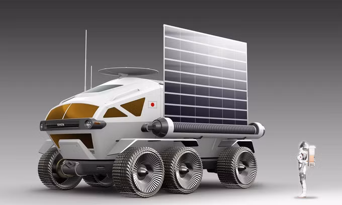 Lunar Cruiser sẽ dùng hệ thống dẫn động điện với pin nhiên liệu. Ảnh: Toyota