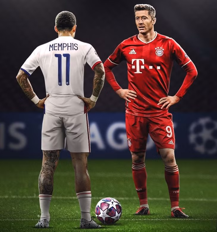 “Sư tử sông Rhone" Lyon chạm trán "Hùm xám" Bayern Munich. (Ảnh: Bleacher Reports)