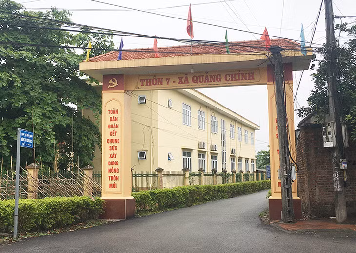 Tuyến đường thôn 7, xã Quảng Chính, huyện Hải Hà một trong số tuyến đường tham gia cuộc thi.