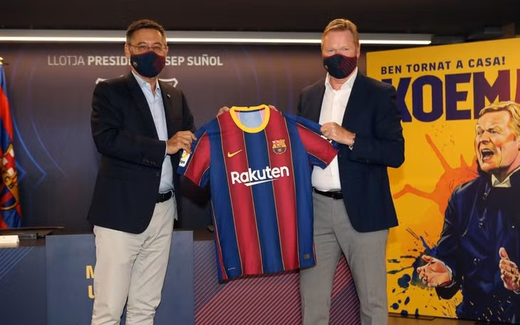 HLV Ronald Koeman được bổ nhiệm thay thế HLV Quique Setién (Ảnh: FC Barca).