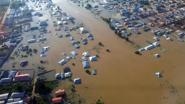 Lũ lụt ở Niger. (Ảnh: AP)