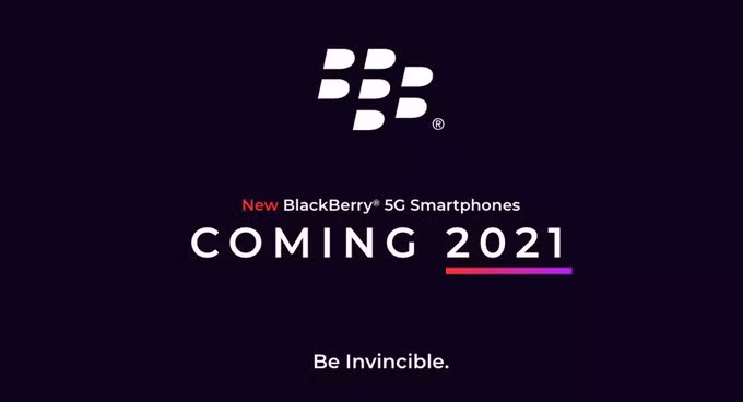 Smartphone BlackBerry mới sẽ có 5G và ra mắt đầu 2021. Ảnh: OnwardMobility.