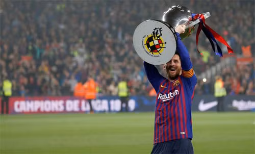 Messi giúp Barca thống trị La Liga.