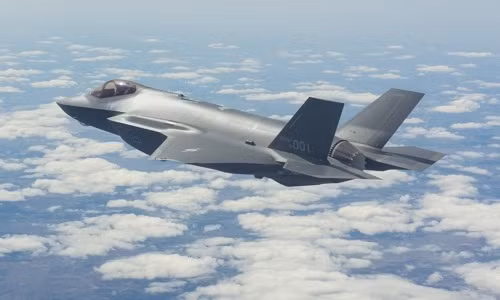 Một tiêm kích F-35A. Ảnh: Yonhap.