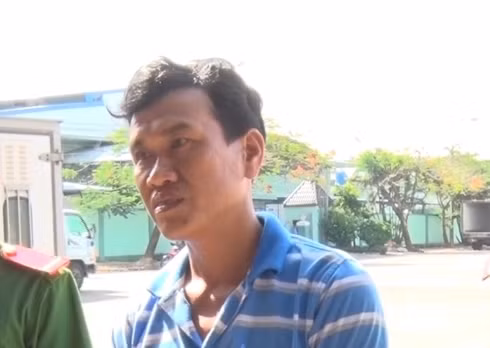 Danh Phương tại cơ quan công an. (Ảnh: Văn Vũ).