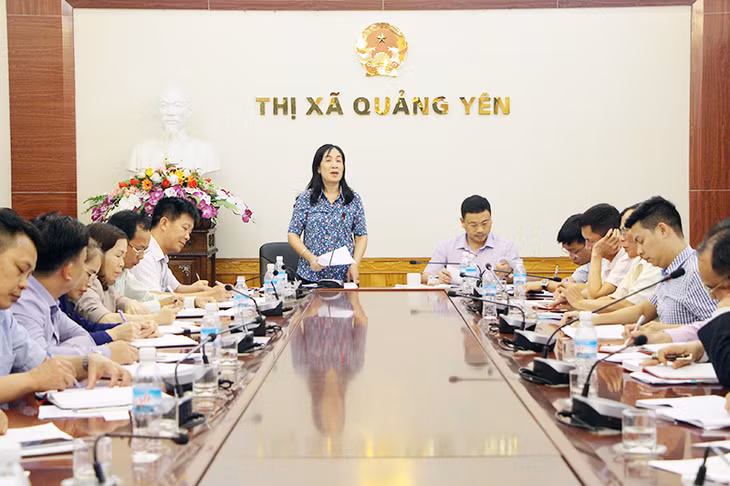 Thường trực HĐND TX Quảng Yên họp triển khai nhiệm vụ công tác quý II/2019.