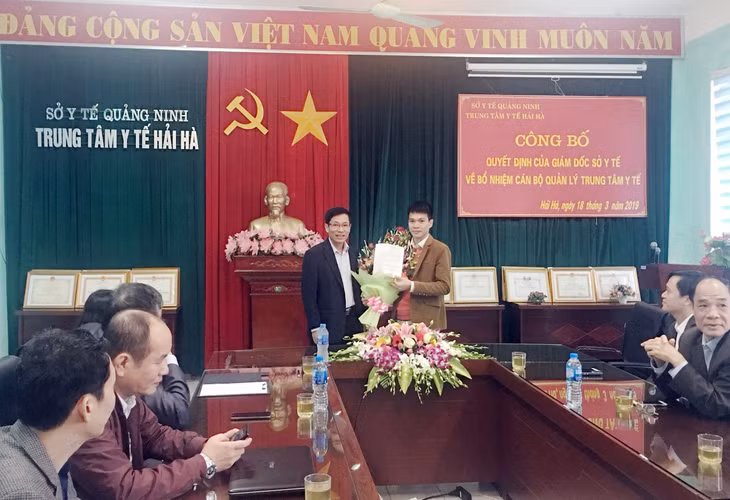 Bác sĩ CKI Bùi Văn Thế (Phó trưởng Khoa Phụ, Bệnh viện Sản Nhi Quảng Ninh) được bổ nhiệm giữ chức vụ Phó Giám đốc TTYT huyện Hải Hà. 