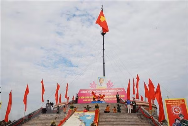  Le hoi Thong nhat non song 2019 ton vinh gia tri lich su hinh anh 1Lễ hội Thống nhất non sông năm 2018. (Ảnh: Thanh Thủy/TTXVN)