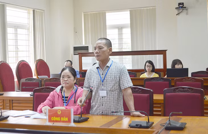 Ông Vũ Minh Đức, tổ 5, khu Vĩnh Tuy 2, phường Mạo Khê, TX Đông Triều khiếu nại 