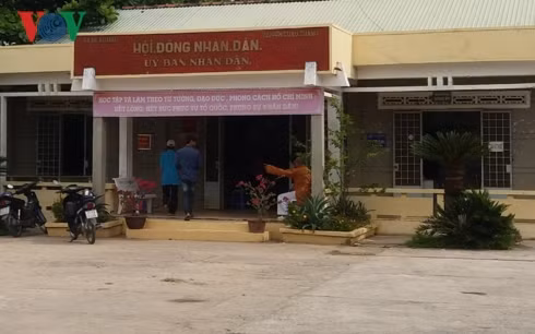  Trụ sở UBND xã An Khánh- nơi 2 công an làm việc