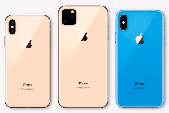 Sẽ có ba phiên bản iPhone 2019 được ra mắt giống như năm 2018. ẢNH CHỤP MÀN HÌNH