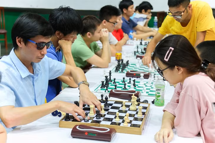 VĐV thuộc CLB Người khuyết tật Hà Nội tham dự giải đấu