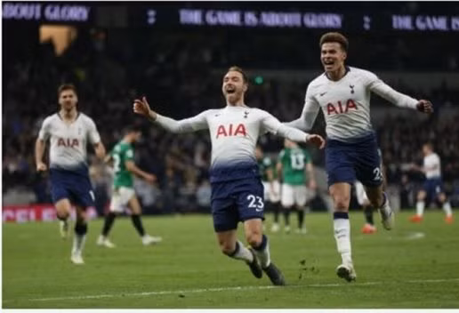 Eriksen ghi bàn thắng quyết định cho Tottenham.