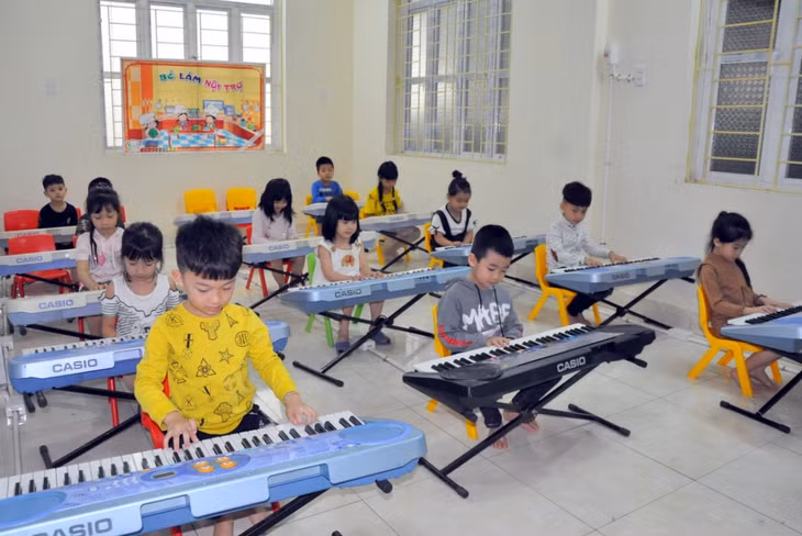 Cơ sở vật chất khang trang, hiện đại, đồng bộ tại Trường Mầm non Vân Anh được doanh nghiệp đầu tư và vận hành theo hình thức đối tác công - tư bước đầu cho thấy hiệu quả tích cực trong việc nâng cao chất lượng giáo dục.