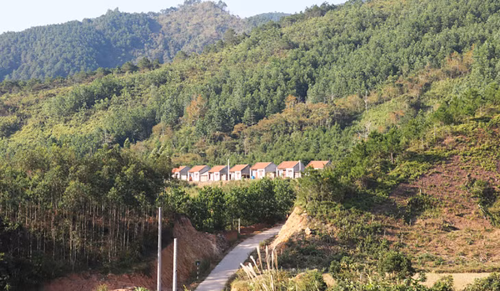 Khau tái định cư di dân Nà Sau, xã Vô Ngại, huyện Bình Liêu