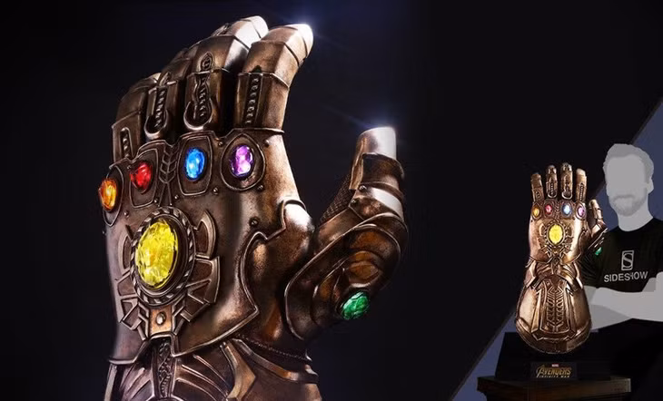 Găng tay vũ trụ với 6 viên đá không phải thứ duy nhất gắn kết Vũ trụ Điện ảnh Marvel. Ảnh: DHgate