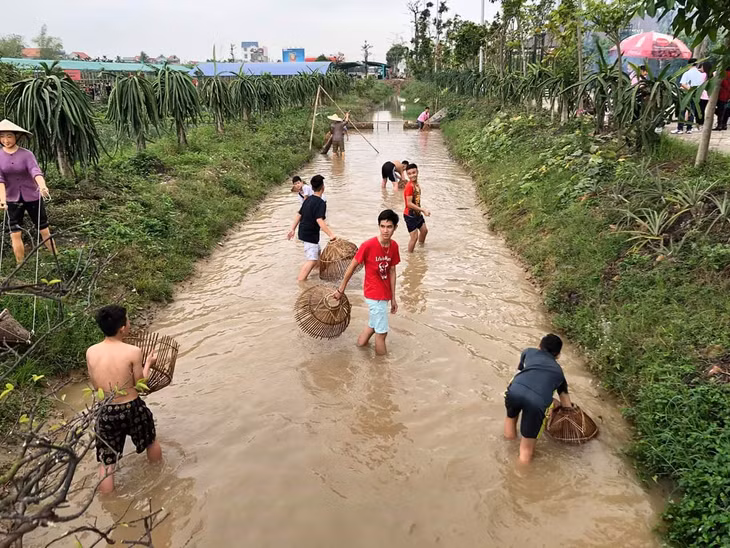Du khách trải nghiệm làm nông dân tại 