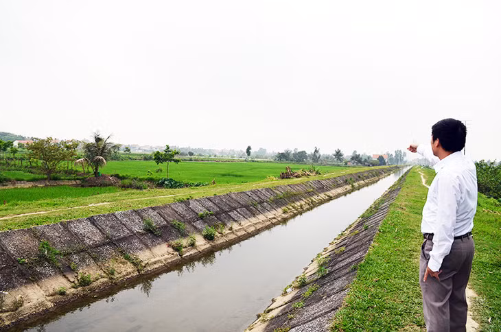 Khu vực quy hoạch xây dựng hồ chứa nước Liên Hòa cung cấp nước sinh hoạt cho người dân đảo Hà Nam.
