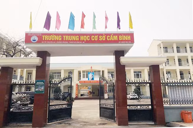 Vụ việc xảy ra tại Trường THCS Cẩm Bình, TP Cẩm Phả.