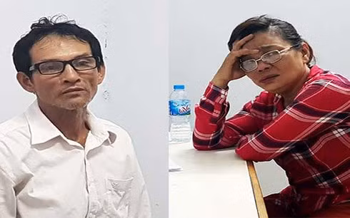 Hai nghi can tại cơ quan điều tra.