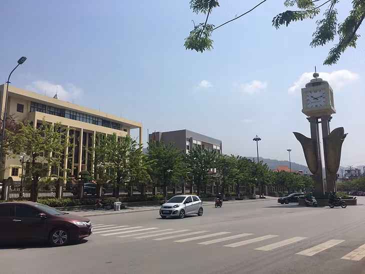 Hệ thống cây xanh thường xuyên được TP Cẩm Phả bổ sung