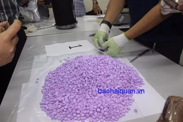 Tang vật của vụ án. Ảnh: Báo Hải quan