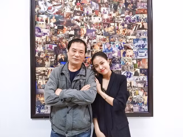 NSND Khải Hưng và Hoàng Thùy Linh 10 năm sau ngày scandal xảy ra.