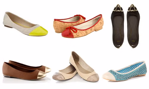 Những đôi giầy búp bê với thiết kế cap-toe xinh xắn đang được các cô gái năng động lựa chọn rất nhiều