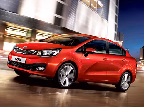Kia Rio bản sedan.