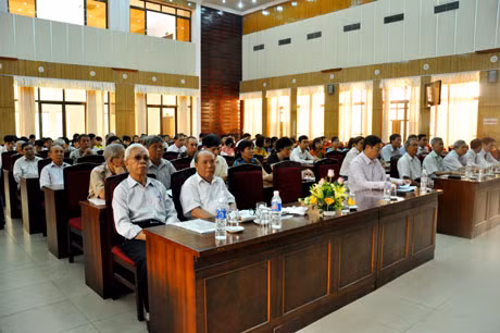Các đại biểu dự lễ kỷ niệm.