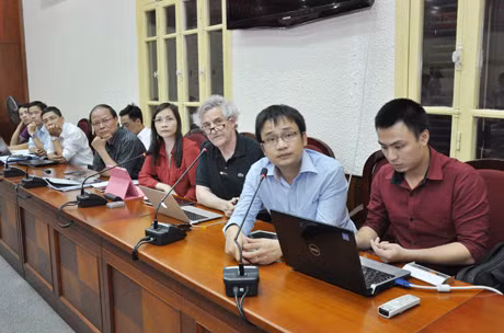 Đơn vị tư vấn trình bày ý tưởng quy hoạch.