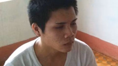 Hung thủ Nguyễn Văn Thắng đang thụ án tù chung thân tại trại giam Gia Trung về tội giết người ở một vụ án khác.