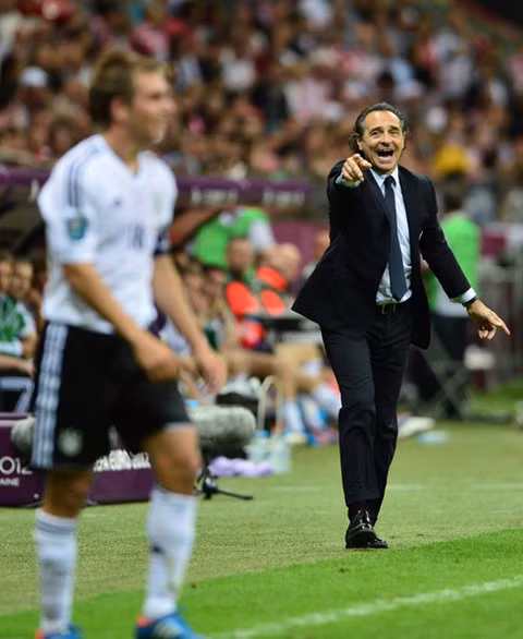 Prandelli không xem Italy là ứng cử viên vô địch, dù đã lọt vào chung kết. Ảnh: AFP.