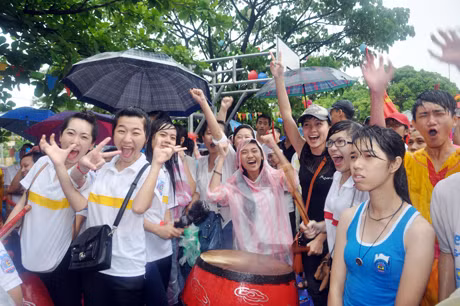 Niềm tin rạng ngời tin tưởng vảo chiến thắng của Thái Hoàng.